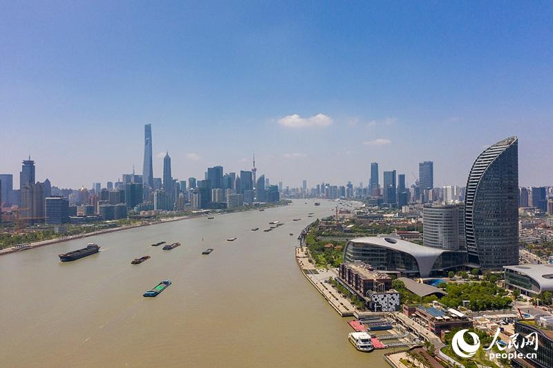 高清組圖：上海浦江兩岸 城市風景美不勝收